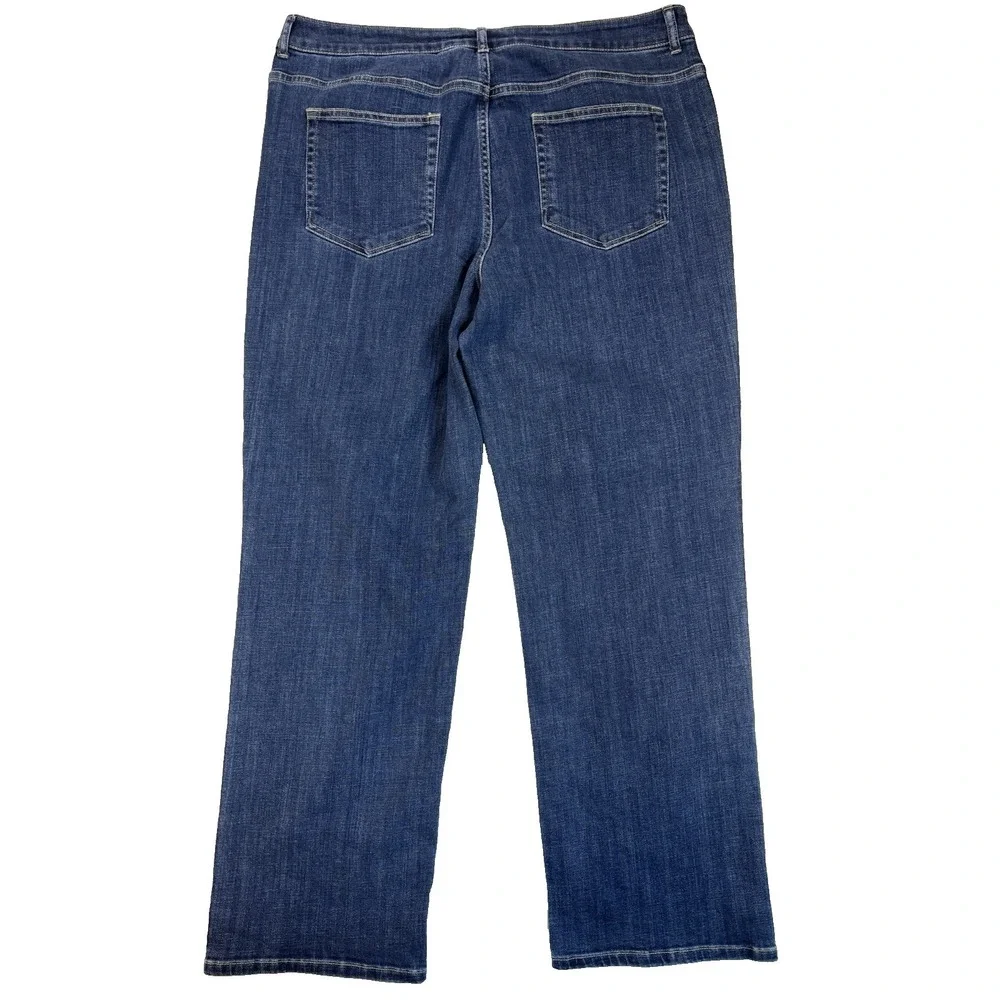 LOGO‎ Lori Goldstein Women's 16 Sexy Boyfriend Jeans Classic Essential Everyday